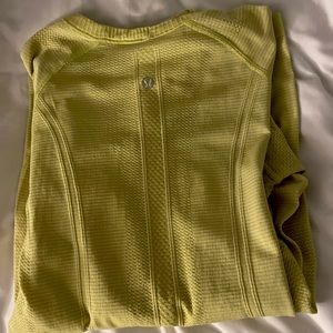 Lululemon swiftly tech| Lime yellow| Size 6